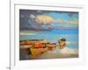 Fishing Boats-Vahe Yeremyan-Framed Art Print