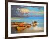 Fishing Boats-Vahe Yeremyan-Framed Art Print