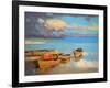 Fishing Boats-Vahe Yeremyan-Framed Art Print