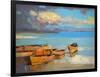 Fishing Boats-Vahe Yeremyan-Framed Premium Giclee Print