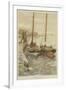 Fishing Boats-null-Framed Giclee Print