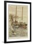 Fishing Boats-null-Framed Giclee Print