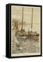 Fishing Boats-null-Framed Stretched Canvas