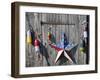 Fishing Buoys on the Side of a Barn in New Hampshire, Usa-Dan Bannister-Framed Photographic Print