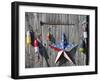 Fishing Buoys on the Side of a Barn in New Hampshire, Usa-Dan Bannister-Framed Photographic Print