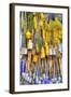 Fishing Buoys waiting to be used.-Terry Eggers-Framed Photographic Print