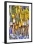 Fishing Buoys waiting to be used.-Terry Eggers-Framed Photographic Print