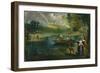 Fishing, c.1862-63-Edouard Manet-Framed Giclee Print
