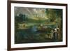 Fishing, c.1862-63-Edouard Manet-Framed Giclee Print