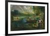 Fishing, c.1862-63-Edouard Manet-Framed Giclee Print
