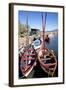 Fishing Cabin and Ancient Fishing Boats-Guy Thouvenin-Framed Photographic Print