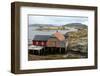 Fishing Cabin on the Island of Villa Near Rorvik, West Norway, Norway, Scandinavia, Europe-David Lomax-Framed Photographic Print