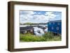 Fishing Cabins in Rose Blanche, Newfoundland, Canada, North America-Michael Runkel-Framed Photographic Print