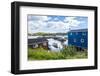 Fishing Cabins in Rose Blanche, Newfoundland, Canada, North America-Michael Runkel-Framed Photographic Print