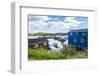 Fishing Cabins in Rose Blanche, Newfoundland, Canada, North America-Michael Runkel-Framed Photographic Print