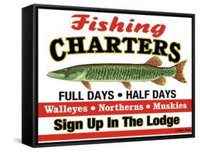 Fishing Charters-Mark Frost-Framed Stretched Canvas