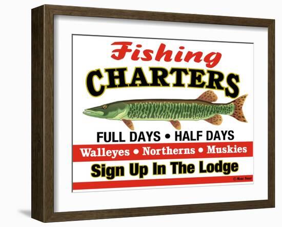 Fishing Charters-Mark Frost-Framed Giclee Print