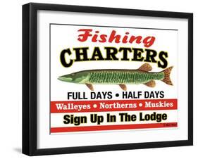 Fishing Charters-Mark Frost-Framed Giclee Print