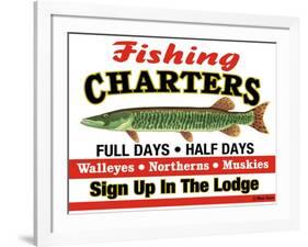 Fishing Charters-Mark Frost-Framed Giclee Print