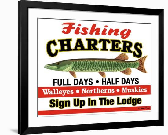 Fishing Charters-Mark Frost-Framed Giclee Print