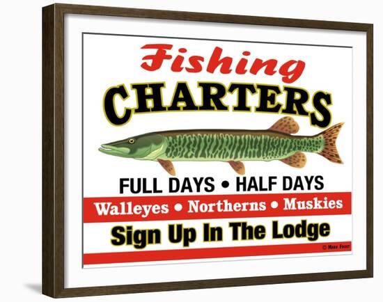 Fishing Charters-Mark Frost-Framed Giclee Print