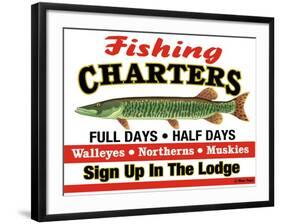 Fishing Charters-Mark Frost-Framed Giclee Print