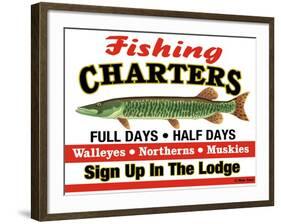 Fishing Charters-Mark Frost-Framed Giclee Print