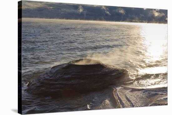 Fishing Cone Geyser with Freezing Mists-Eleanor-Stretched Canvas