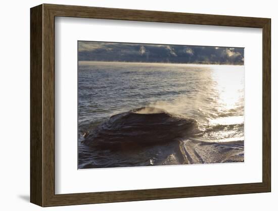 Fishing Cone Geyser with Freezing Mists-Eleanor-Framed Photographic Print