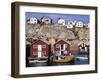 Fishing Cottages, Smogen, Sweden-Walter Bibikow-Framed Photographic Print