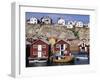 Fishing Cottages, Smogen, Sweden-Walter Bibikow-Framed Photographic Print