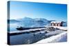 Fishing Dock on the Fjord-Kali Wilson-Stretched Canvas