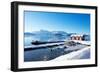 Fishing Dock on the Fjord-Kali Wilson-Framed Art Print