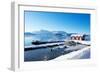 Fishing Dock on the Fjord-Kali Wilson-Framed Art Print