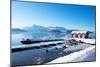 Fishing Dock on the Fjord-Kali Wilson-Mounted Art Print