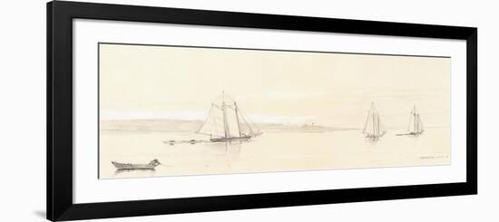 Fishing Fleet at Gloucester, 1880-Winslow Homer-Framed Giclee Print