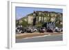 Fishing Fleet Drawn Up on Beach and East Hill Lift, Hastings, Sussex, England, United Kingdom-Rolf Richardson-Framed Photographic Print