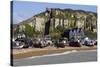 Fishing Fleet Drawn Up on Beach and East Hill Lift, Hastings, Sussex, England, United Kingdom-Rolf Richardson-Stretched Canvas