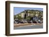 Fishing Fleet Drawn Up on Beach and East Hill Lift, Hastings, Sussex, England, United Kingdom-Rolf Richardson-Framed Photographic Print