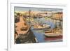 Fishing Fleet, Fisherman's Wharf, San Francisco, California-null-Framed Premium Giclee Print