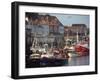 Fishing Fleet in Harbour, Whitby, North Yorkshire, England, United Kingdom, Europe-Waltham Tony-Framed Photographic Print