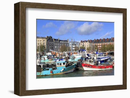 Fishing Fleet in Le Havre, Normandy, France, Europe-Richard Cummins-Framed Photographic Print