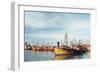 Fishing Fleet in Port, Mar Del Plata, Argentina, South America-Mark Chivers-Framed Photographic Print