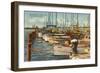 Fishing Fleet, Miami Beach, Florida-null-Framed Art Print