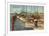 Fishing Fleet, Miami Beach, Florida-null-Framed Art Print