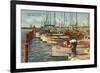 Fishing Fleet, Miami Beach, Florida-null-Framed Art Print