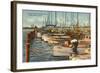 Fishing Fleet, Miami Beach, Florida-null-Framed Art Print