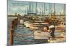 Fishing Fleet, Miami Beach, Florida-null-Mounted Art Print