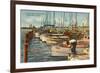 Fishing Fleet, Miami Beach, Florida-null-Framed Premium Giclee Print