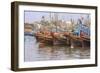 Fishing Fleet. Phan Thiet Harbor. Bhin Thuan Province. Vietnam-Tom Norring-Framed Photographic Print